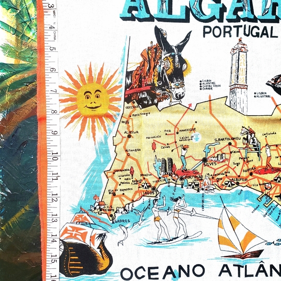 4 Vintage Tea Towels From Portugal - Picture 8 of 8